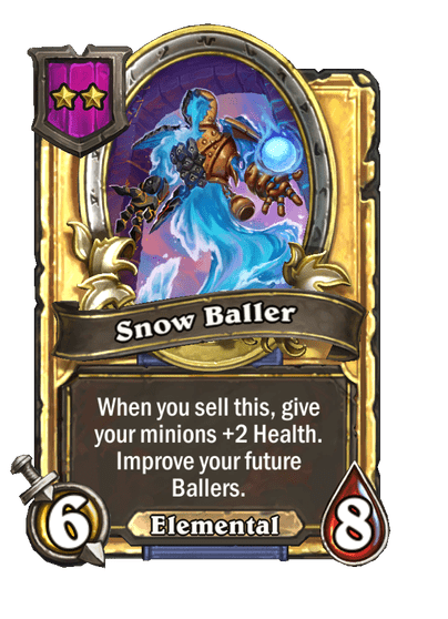 Snow Baller Hearthstone kártya