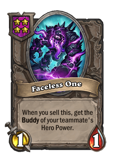 Faceless One Hearthstone kártya