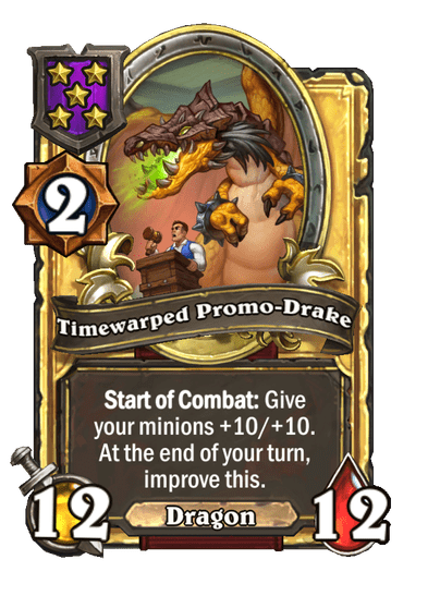 Timewarped Promo-Drake Hearthstone kártya