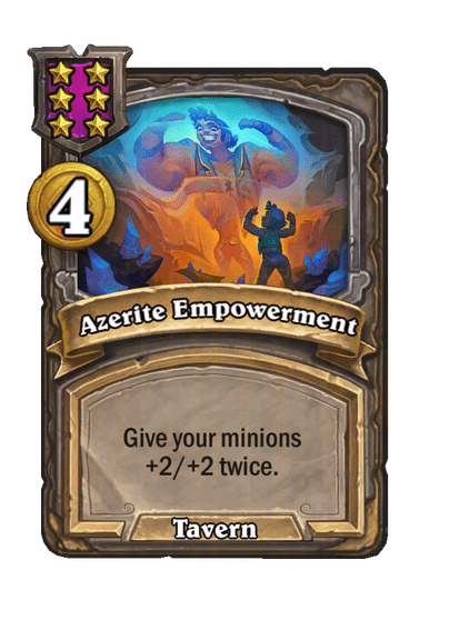 Azerite Empowerment Hearthstone kártya