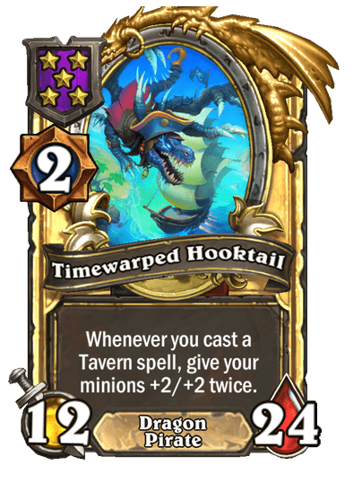 Timewarped Hooktail Hearthstone kártya