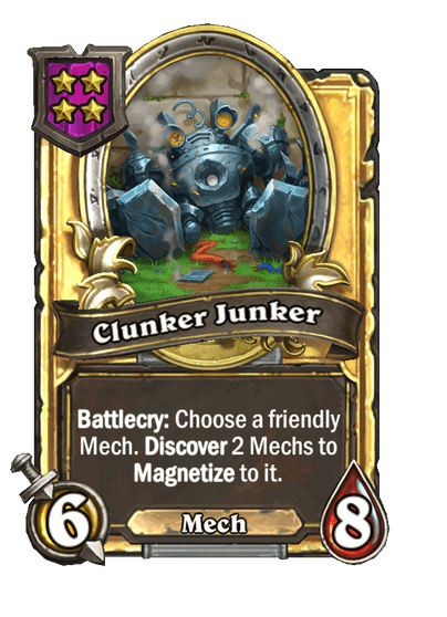 Clunker Junker Hearthstone kártya