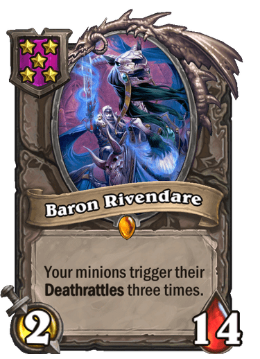 Baron Rivendare Hearthstone kártya