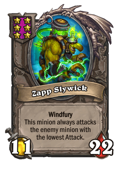 Zapp Slywick Hearthstone kártya