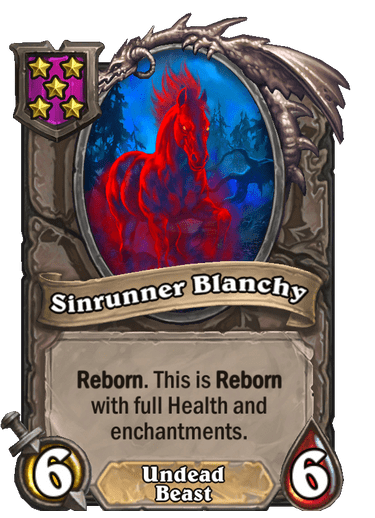 Sinrunner Blanchy Hearthstone kártya