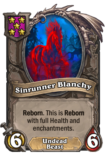 Sinrunner Blanchy Hearthstone kártya