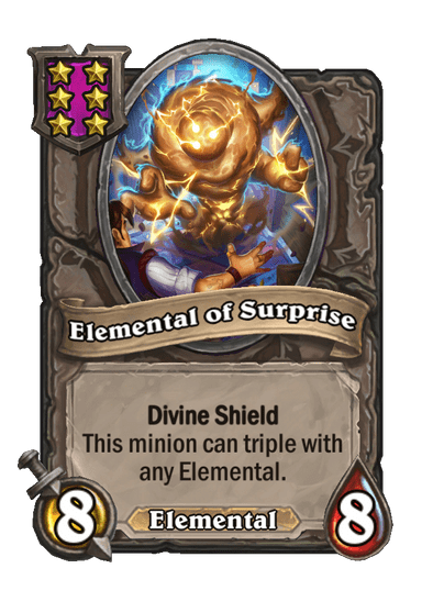 Elemental of Surprise Hearthstone kártya