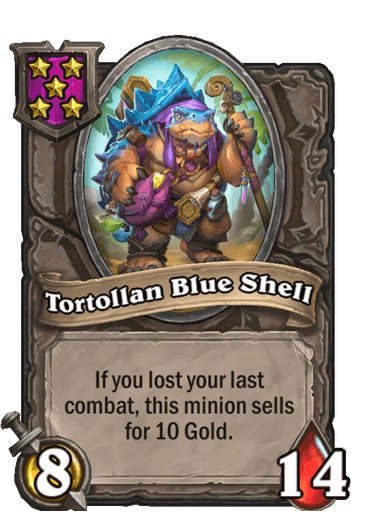 Tortollan Blue Shell Hearthstone kártya