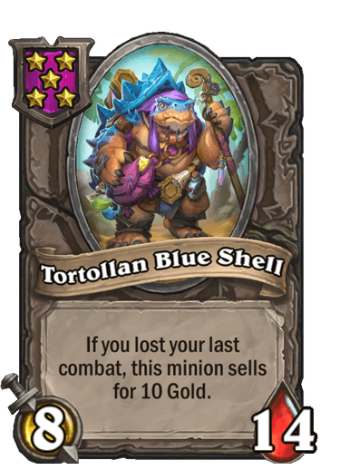 Tortollan Blue Shell Hearthstone kártya
