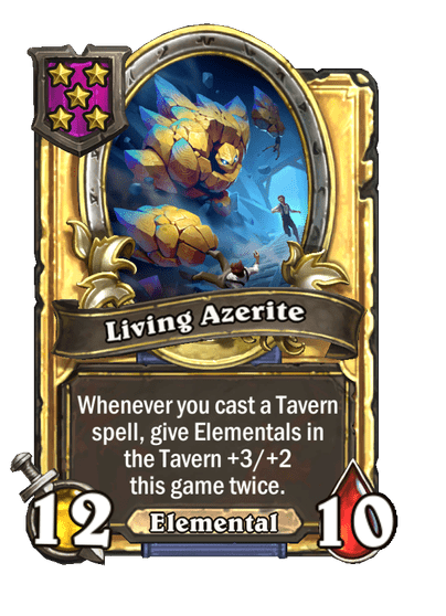 Living Azerite Hearthstone kártya