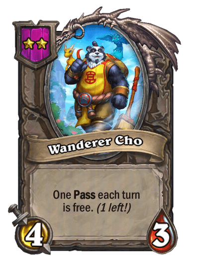 Wanderer Cho Hearthstone kártya
