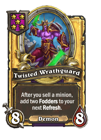Twisted Wrathguard Hearthstone kártya