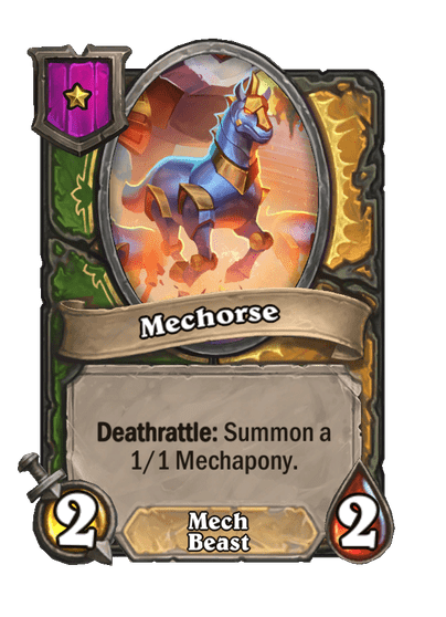 Mechorse Hearthstone kártya