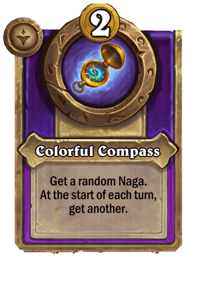 Colorful Compass Hearthstone kártya