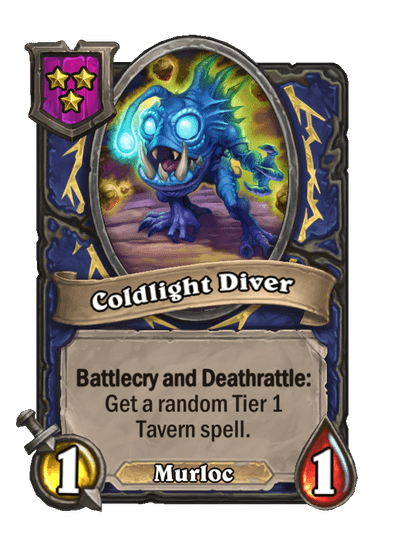 Coldlight Diver Hearthstone kártya
