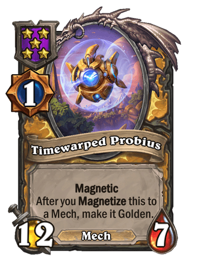 Timewarped Probius Hearthstone kártya