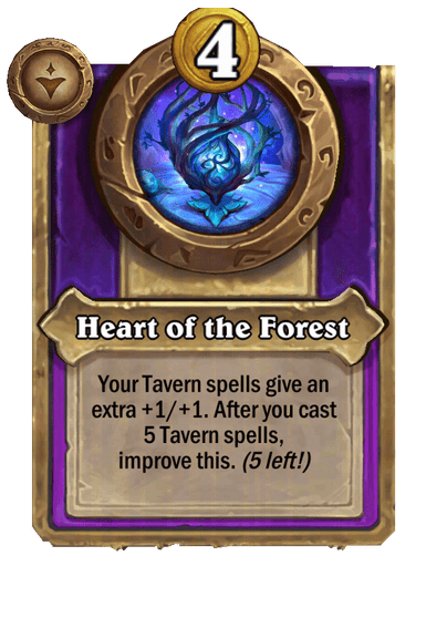 Heart of the Forest Hearthstone kártya