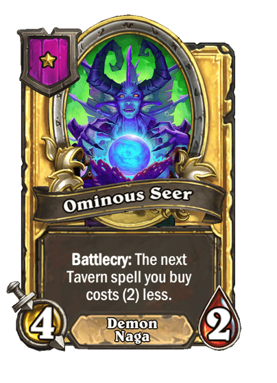 Ominous Seer Hearthstone kártya