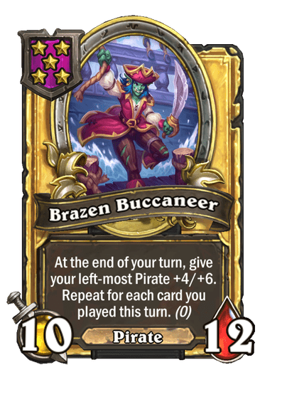 Brazen Buccaneer Hearthstone kártya