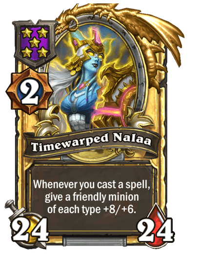 Timewarped Nalaa Hearthstone kártya