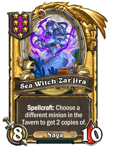 Sea Witch Zar'jira Hearthstone kártya