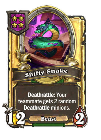 Shifty Snake Hearthstone kártya