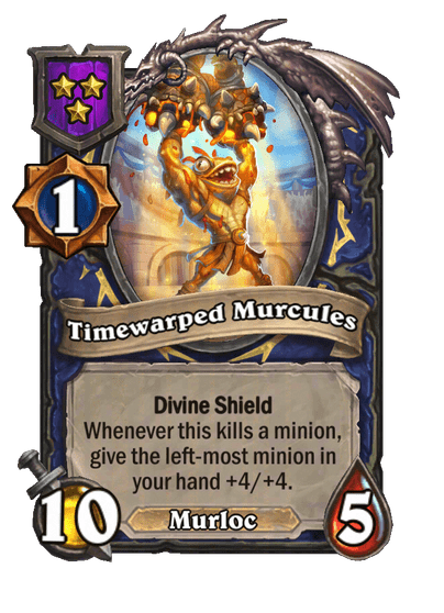 Timewarped Murcules Hearthstone kártya