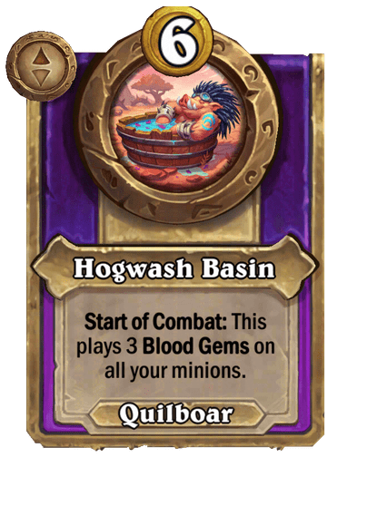 Hogwash Basin Hearthstone kártya