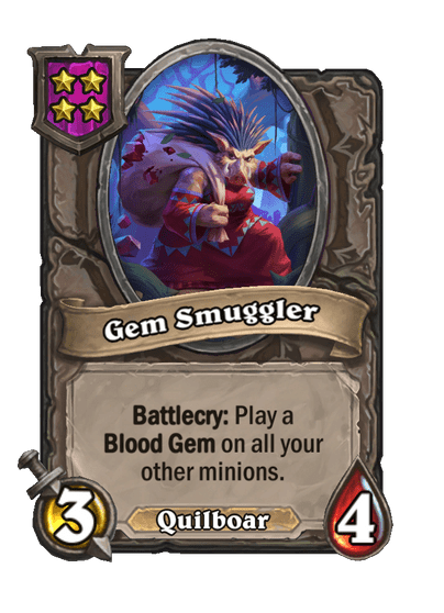 Gem Smuggler Hearthstone kártya