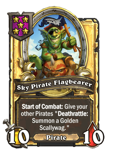 Sky Pirate Flagbearer Hearthstone kártya