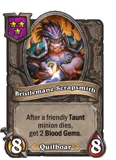 Bristlemane Scrapsmith Hearthstone kártya