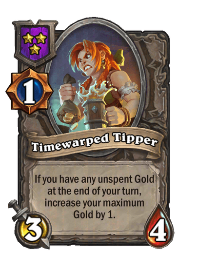 Timewarped Tipper Hearthstone kártya