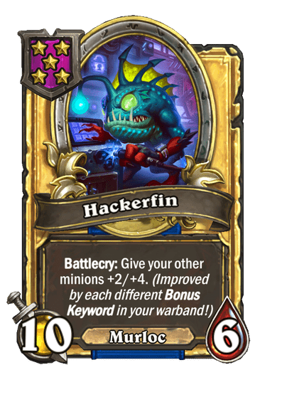 Hackerfin Hearthstone kártya