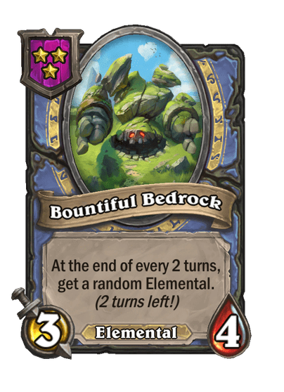 Bountiful Bedrock Hearthstone kártya