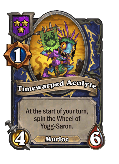 Timewarped Acolyte Hearthstone kártya