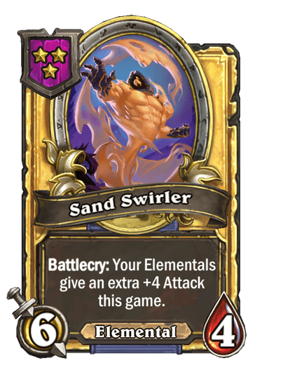 Sand Swirler Hearthstone kártya