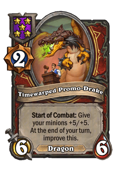 Timewarped Promo-Drake Hearthstone kártya
