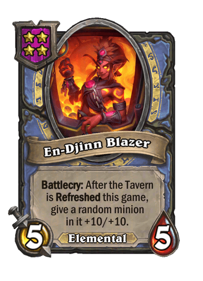 En-Djinn Blazer Hearthstone kártya