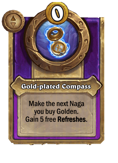 Gold-plated Compass