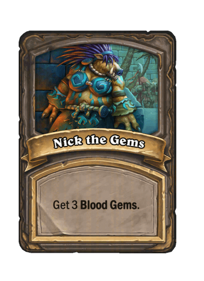 Nick the Gems Hearthstone kártya