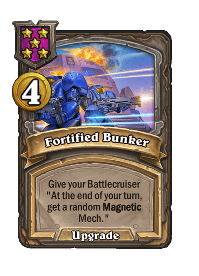 Fortified Bunker Hearthstone kártya