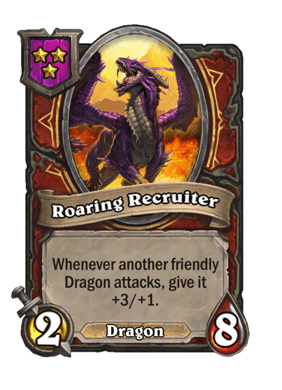 Roaring Recruiter Hearthstone kártya