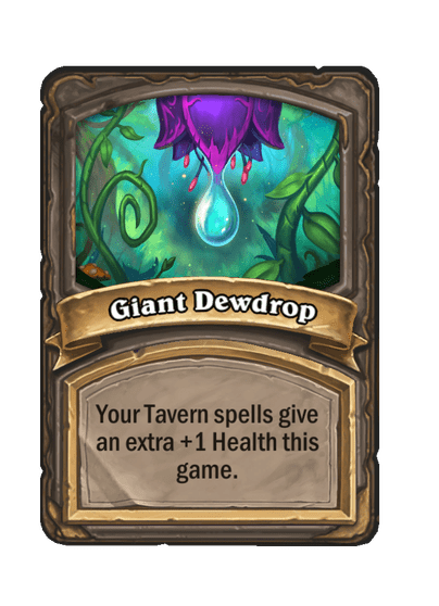 Giant Dewdrop Hearthstone kártya