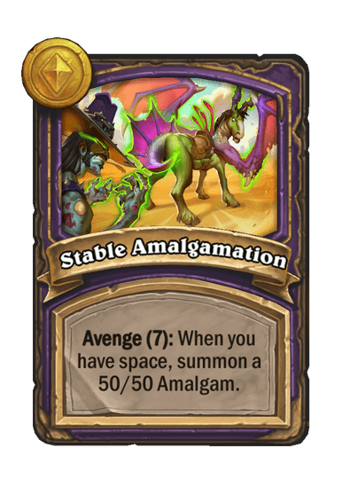 Stable Amalgamation Hearthstone kártya