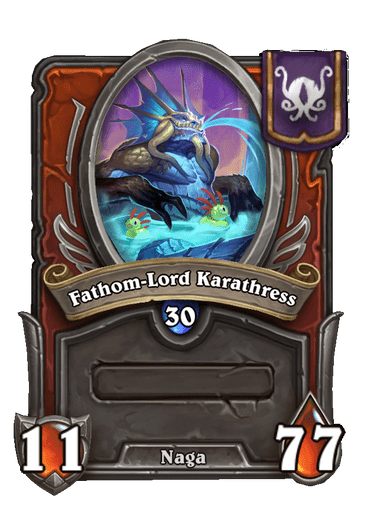 Fathom-Lord Karathress Hearthstone kártya