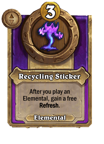Recycling Sticker