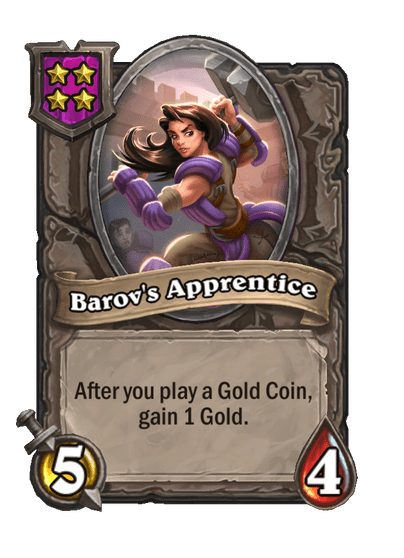 Barov's Apprentice Hearthstone kártya
