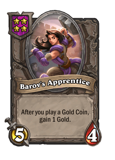 Barov's Apprentice Hearthstone kártya