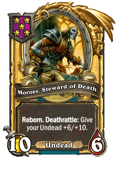 Moroes, Steward of Death Hearthstone kártya
