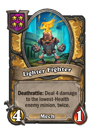 Lighter Fighter Hearthstone kártya